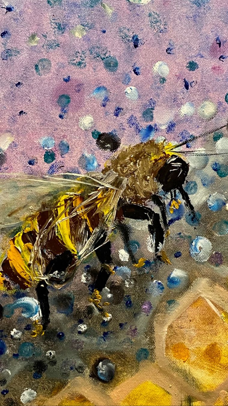 Dipinti: Leben der Bienen Oil Bild Kunst Doks – Nuovo e nell'imballaggio originale da Beromünster venduto da dok_b8mf 4