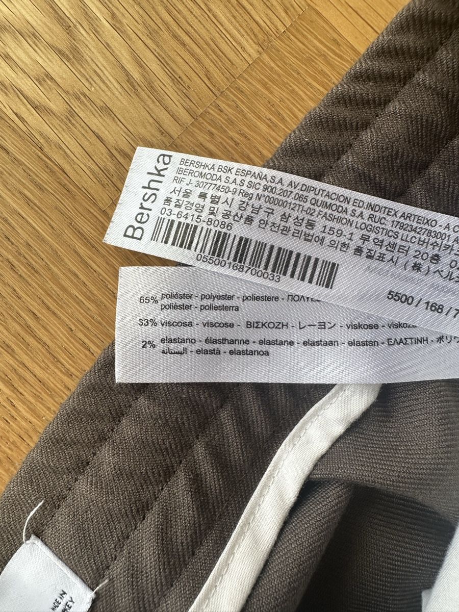 Bershka Pantaloni: Bershka Pants Size M Brown Zipper Pockets – Nuovo (secondo la descrizione) da Brittnau venduto da iBazuka 3
