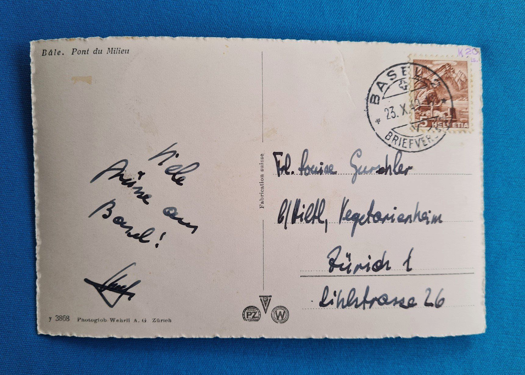 Cartes postales: Ansichtskarte Rheinbrücke Basel – D'occasion à Saland par V-Tour 1