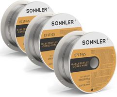 3 Rollen 0 8mm 1KG Fülldraht MIG MAG Schweissdraht Gas
