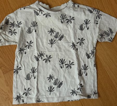 Sommer T-Shirt mit Palmen, ZARA, Grösse 98