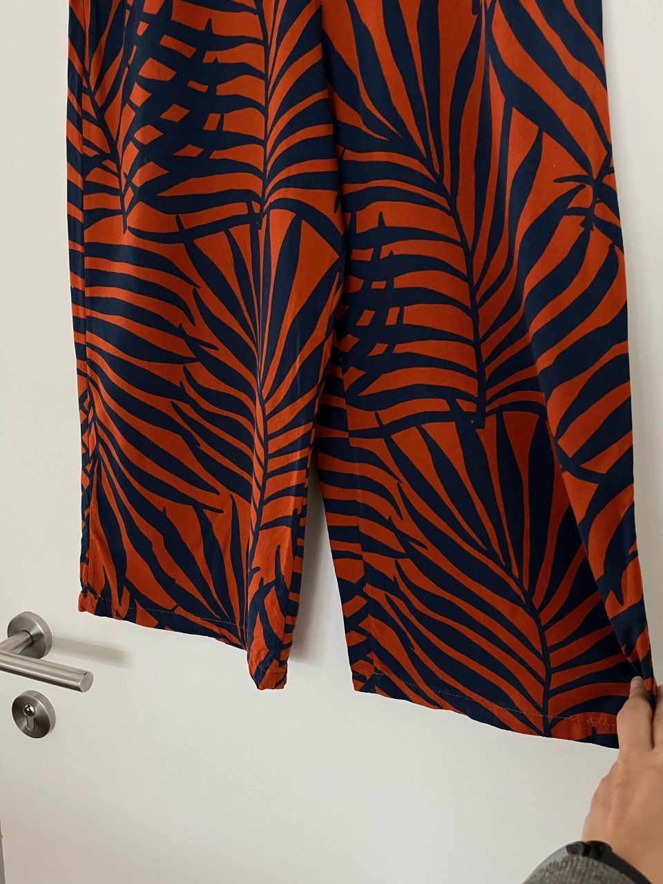 Pantaloni: Freizeithose Gr. XS/S, Farbe orange/blau – Usato da Triesen venduto da dardaleni 1