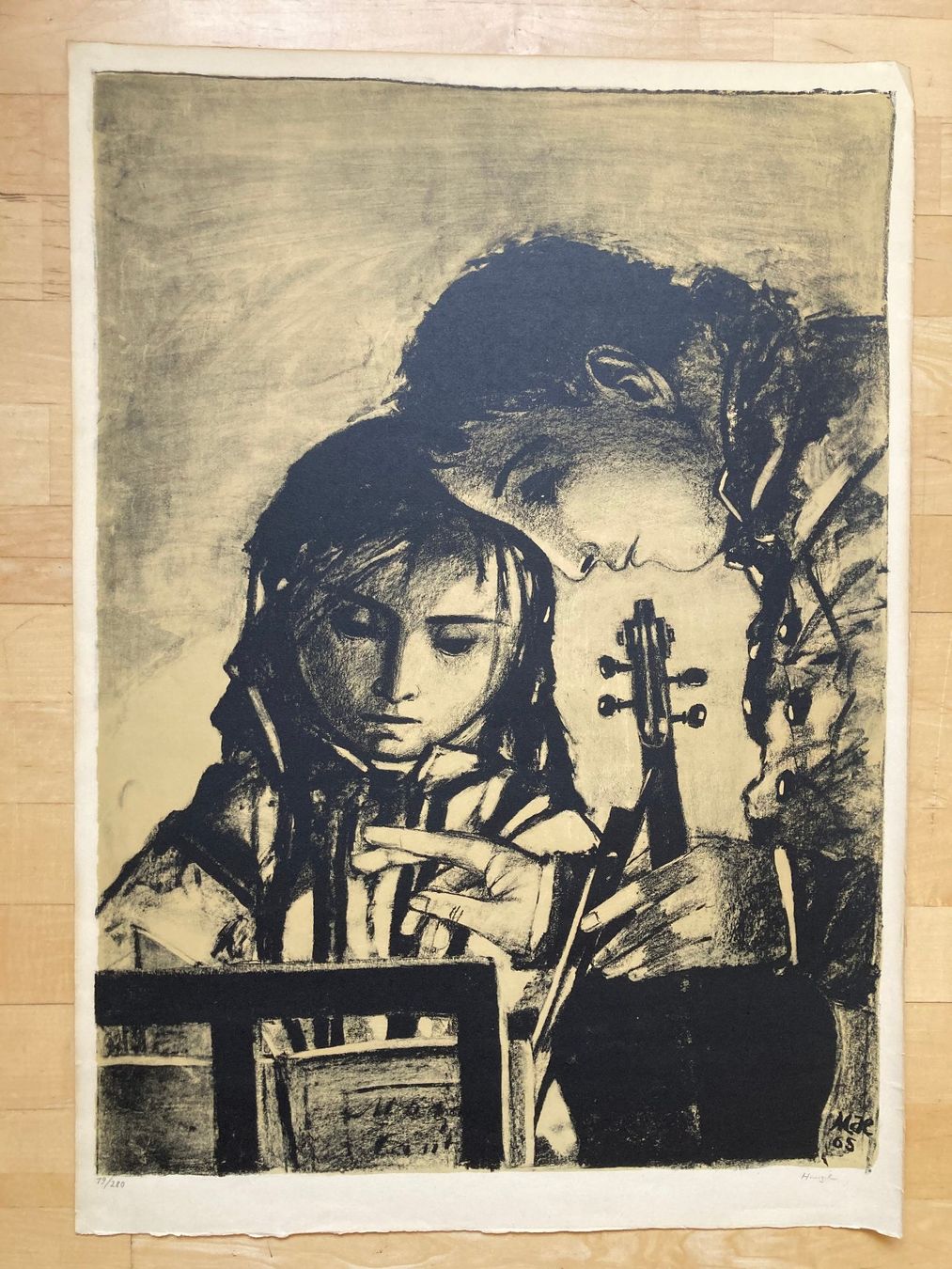 Arts picturaux & lithographies: Max Hunziker, 1965 – D'occasion à Zürich par egls
