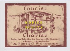 Etikette für Wein - Charme (Concise) /bd