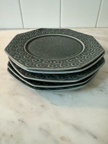 Piatti: Azur, Jens Quistgaard, Rare, 5 Octagonal Plates – Usato da Basel venduto da FlorinBasel 3