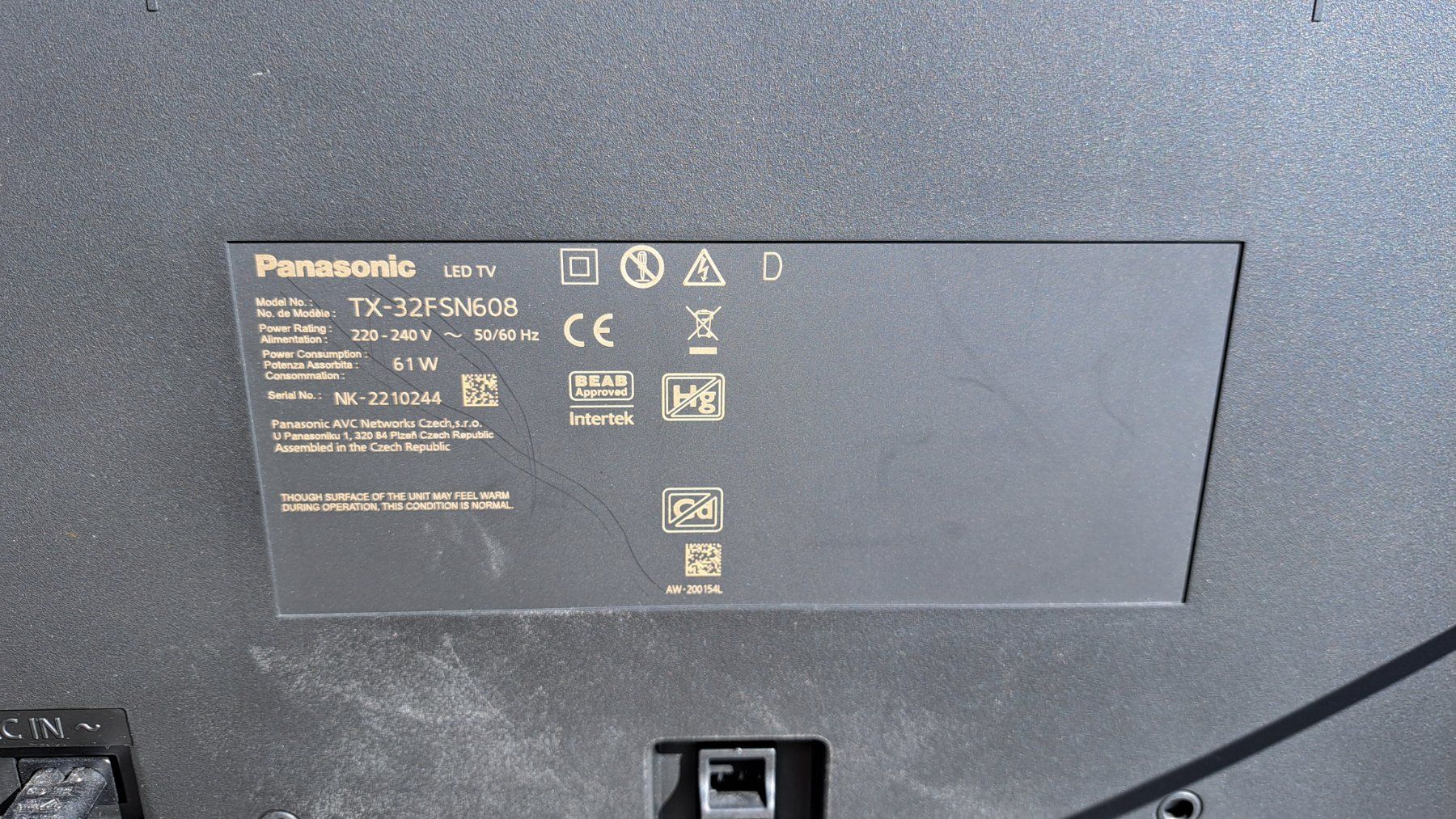 Panasonic Fernseher: Panasonic TV – Gebraucht aus Langenthal von T.L. 3