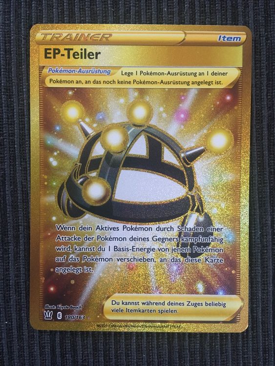 Pokemon EP Teiler Gold Secret Rare Kampfstile DE Kaufen auf Ricardo