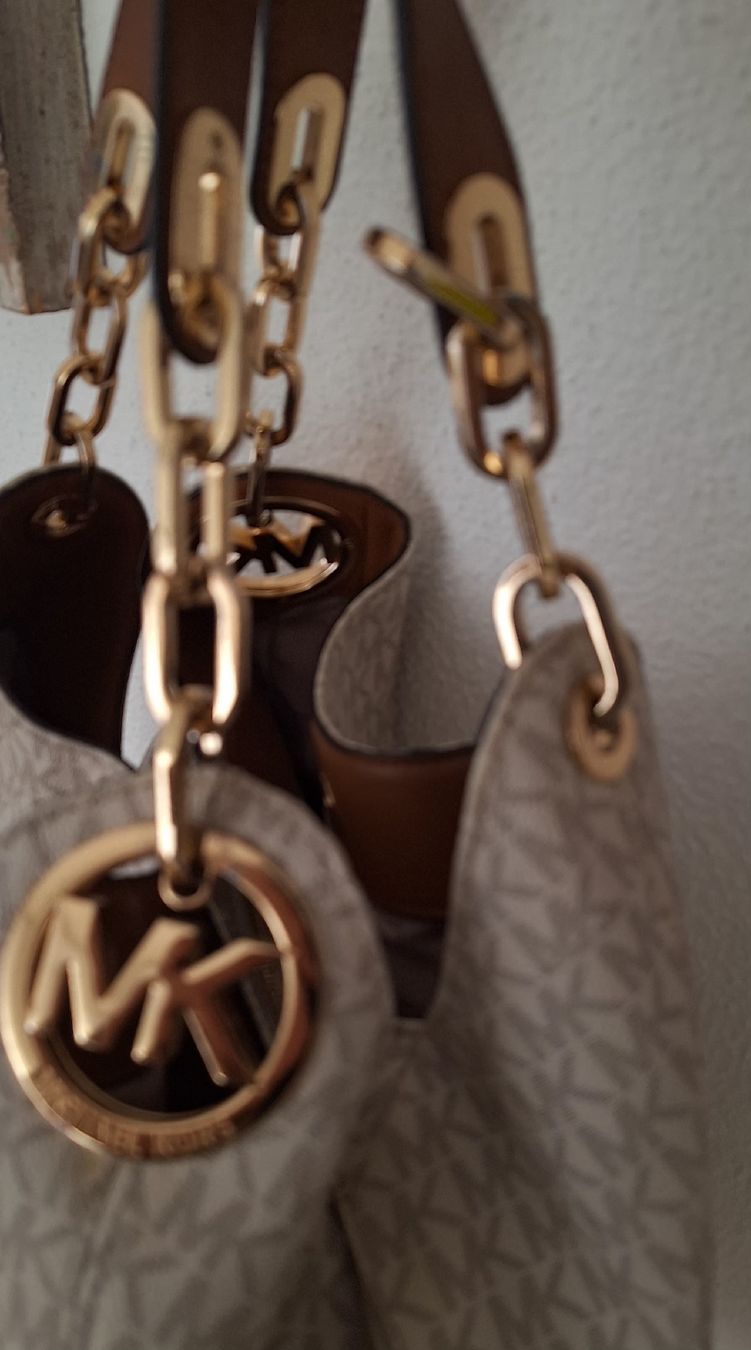 Michael Kors Borse da donna: Damentasche Michael Kors Tasche Logo Print beige  – Usato da Brugg AG venduto da bacbac5757 1