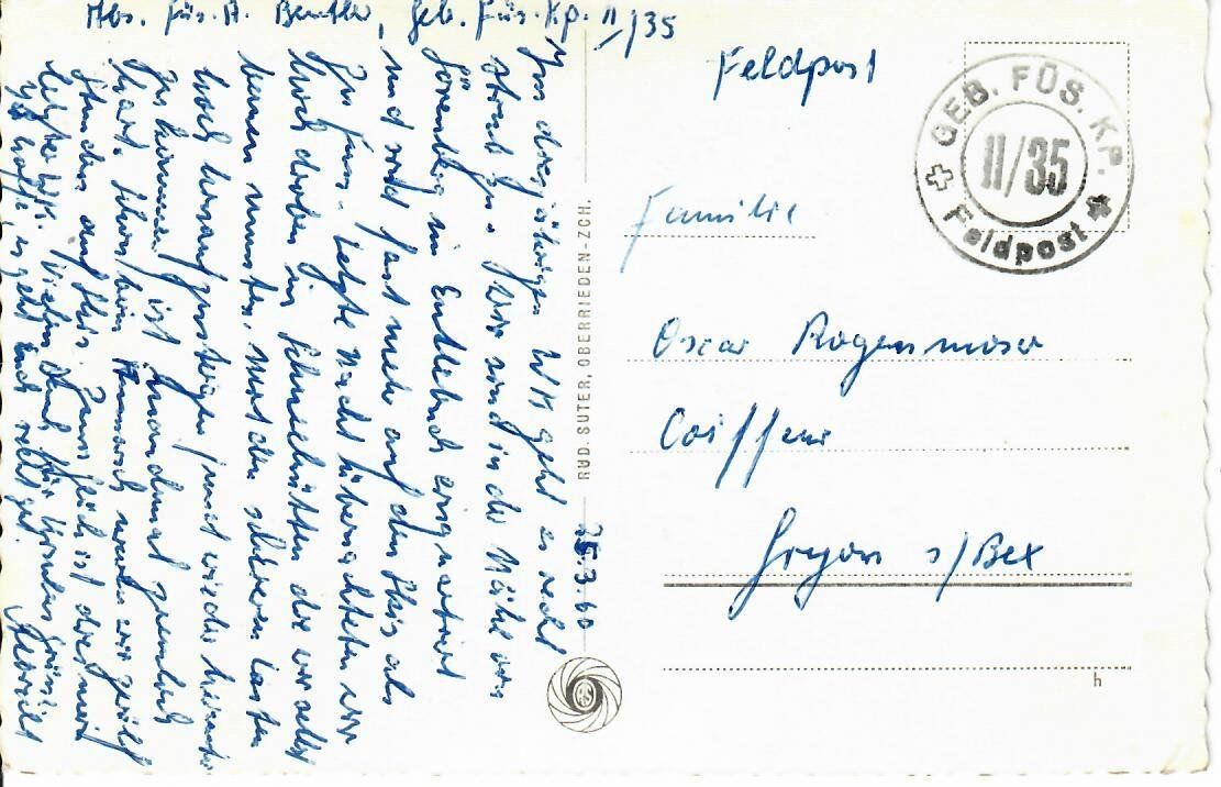 Cartoline postali: Südelhöhe mit Schrattenfluh – Usato da Hochdorf venduto da Ziegel-16 1