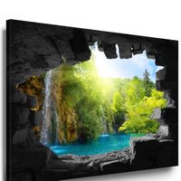 + Wandbilder Ansicht Landschaft Leinwand Bilder 100x80