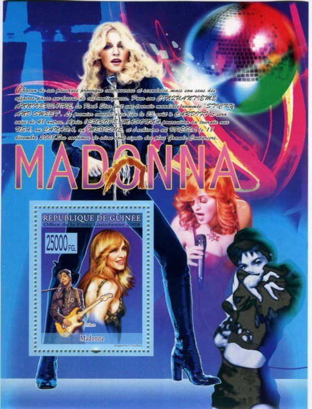 Tutti i francobolli: Block "Madonna". Guinea – Nuovo e nell'imballaggio originale da Basel venduto da Butsch5