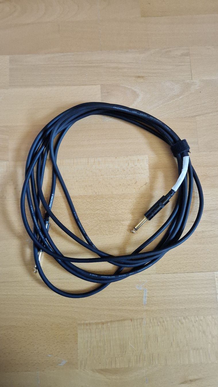 Cavi: Rockcable Jack Kabel (6.3mm Klinkenstecker) 5m – Usato da Appenzell Meister. venduto da Morize98