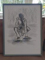 Original Zeichnung von Lorenzo Anselmi, hochwertig gerahmt