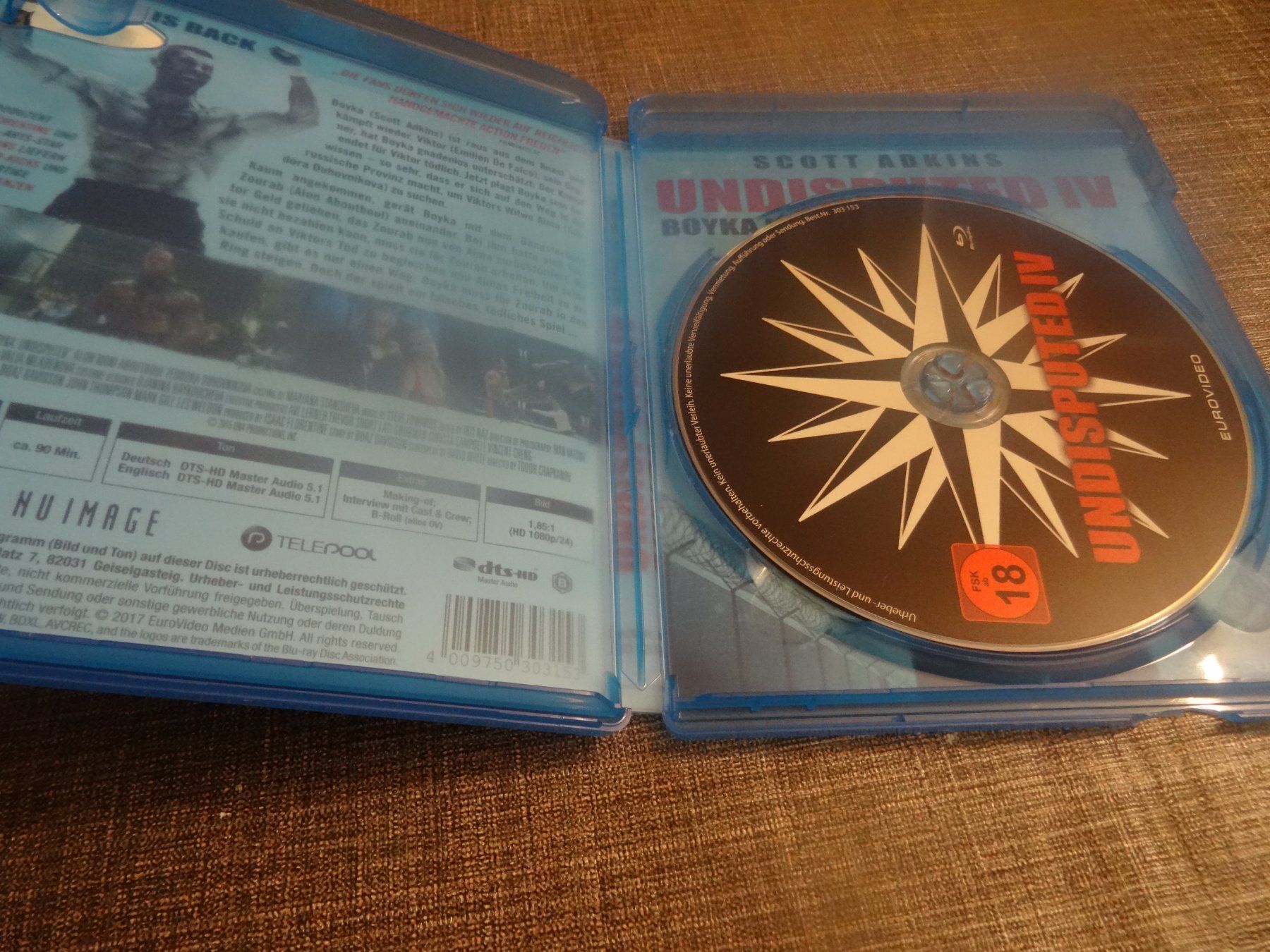 Alle DVDs: Undisputed IV Boyka Is Back Blu-ray – Gebraucht aus Olten von Disc-Verkauf 1