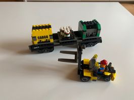 LEGO - EISENBAHN - CARGO - WAGON - MIT - STAPLER