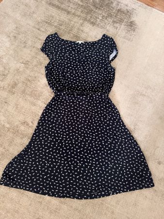Tom Tailor dress, size 38, summer dress, black pattern