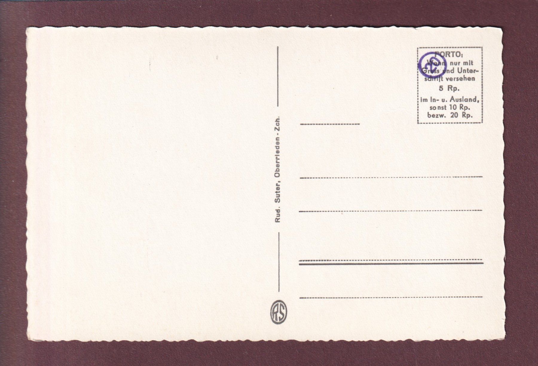 Cartoline postali: CHUR - Teilansicht – Usato da Pully venduto da nicecards 1