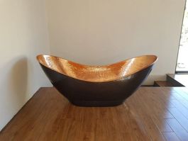 Freistehende Badewanne Kupfer Bad Wanne Kupferwanne Becken