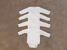Baby Mori 4er-Set Bodys Größe 0-3 Monate