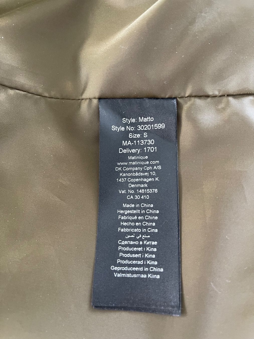 Giacche: Herren Jacke Matinique Gr.S – Usato da Oberengstringen venduto da okriy 6