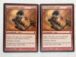 MTG 2x Uncontrollable Anger