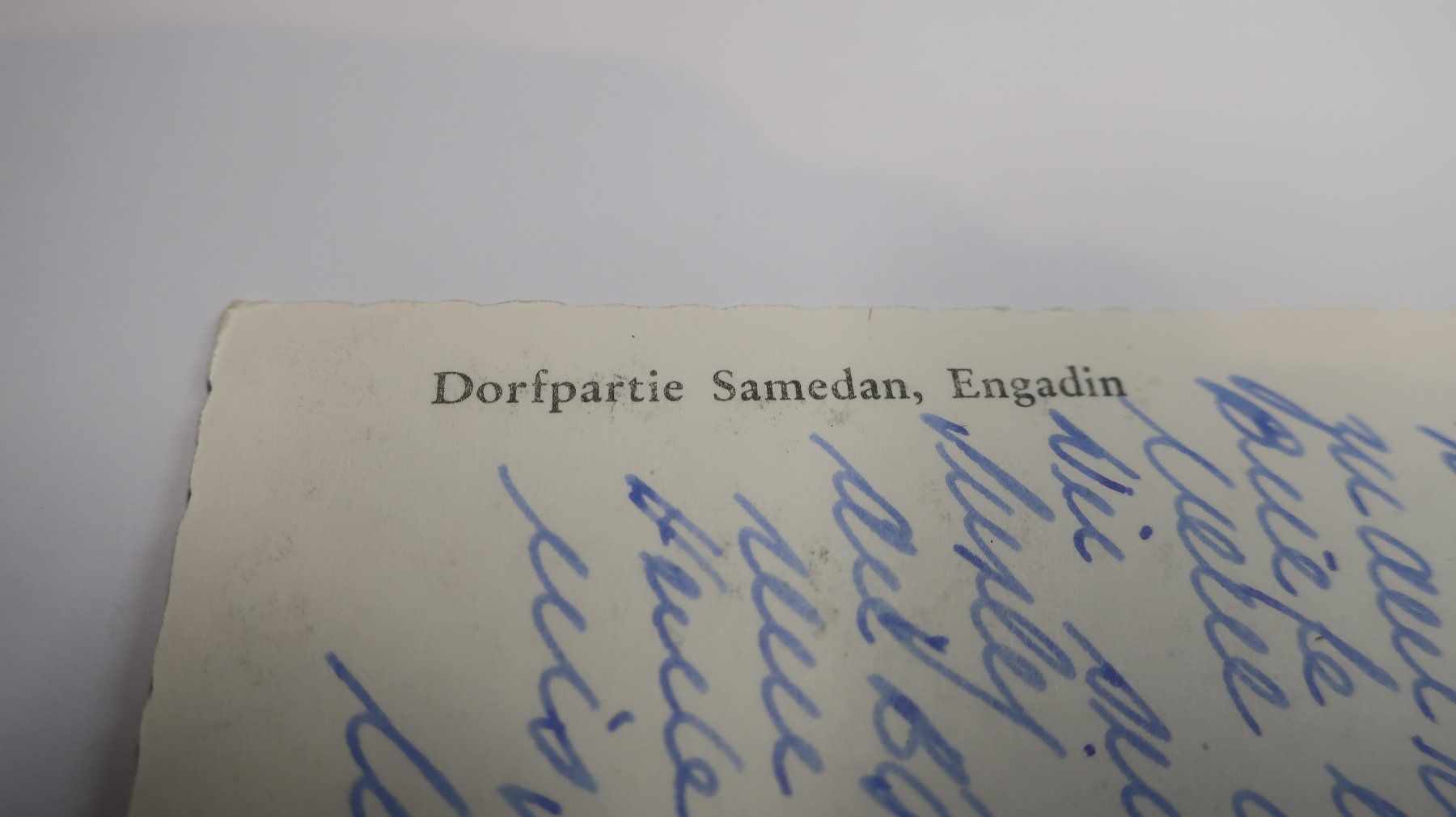 Cartoline postali: Dorfpartie Samedan Engadin 1963 – Usato da Cormoret venduto da Pascalll2001 5