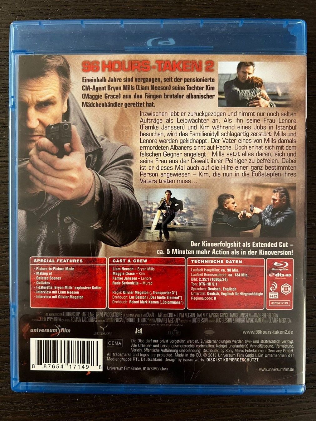 Tutti i DVDs: 96 Hours Taken 2 – Usato da Zürich venduto da Blu-ray_ZH 1