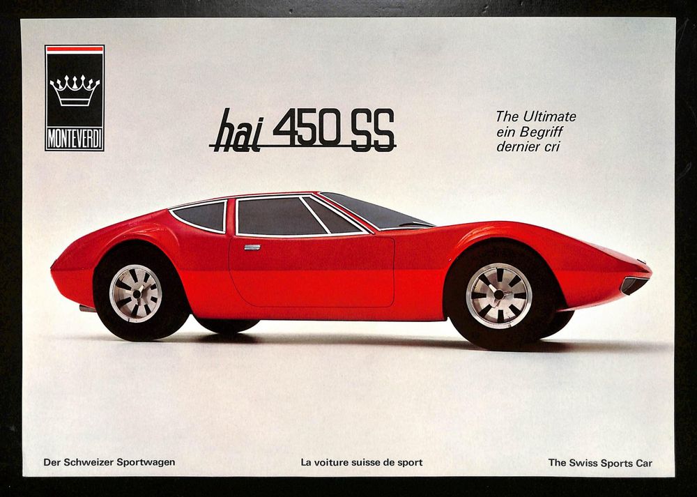 MONTEVERDI hai 450 SS the ultimate PROSPEKT A4 doppelseitig Kaufen