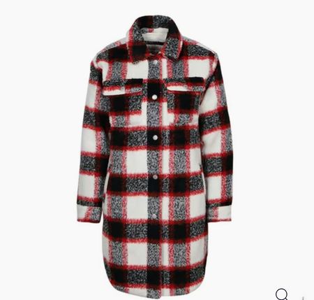 Veste longue à carreaux Levi's chaude et stylée pour l'hiver