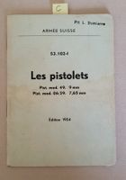 SIG P210 / Parabellum Pistolets - Armée CH édition 1954