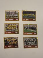 FIFA Fussball WM Stickerset 6 Stk. GER/BRA/URU. 1950-2014