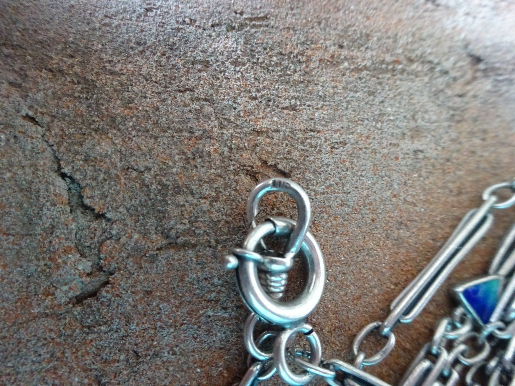 Altri accessori per orologi: Jugendstil Uhrenkette Silber – Usato da Esslingen venduto da FetteSchnecke 8