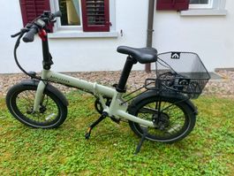 E-Bike Flipper Faltrad neuwertig mit Korb