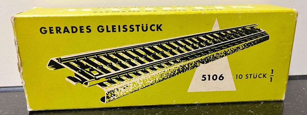 Lot De 20 Rails Droits Marklin 5106 – Ho, échelle Ho, Très Bon état