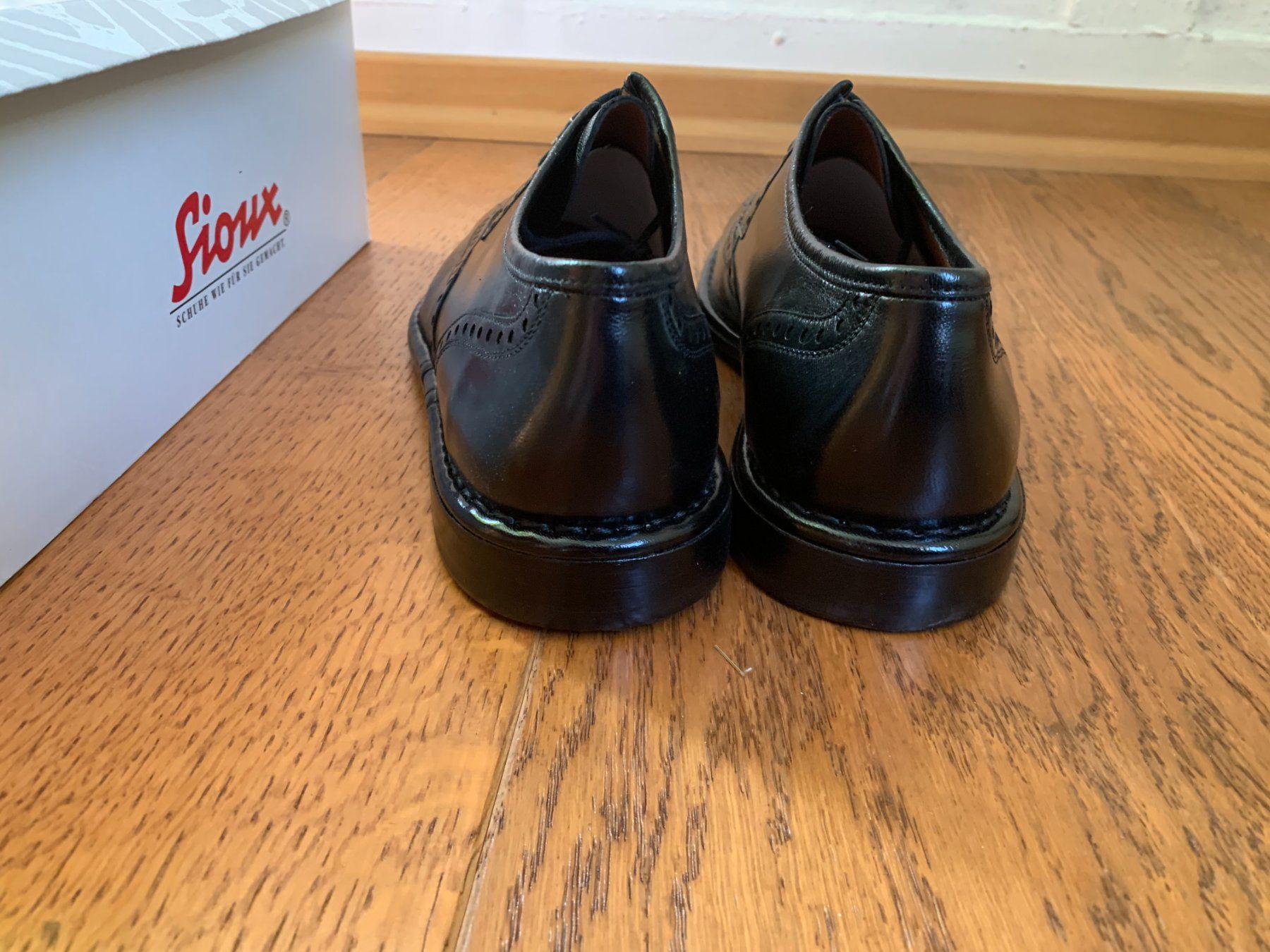Scarpe da uomo: Sioux Glasgow Leder black Size 10.5 – Nuovo e nell'imballaggio originale da Zürich venduto da finsti 7