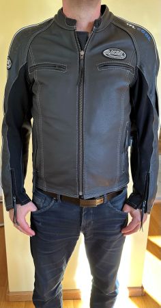 Motorradjacke Leder
