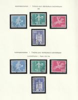 Automatenmarken 1960, mit und ohne Leuchtstoff