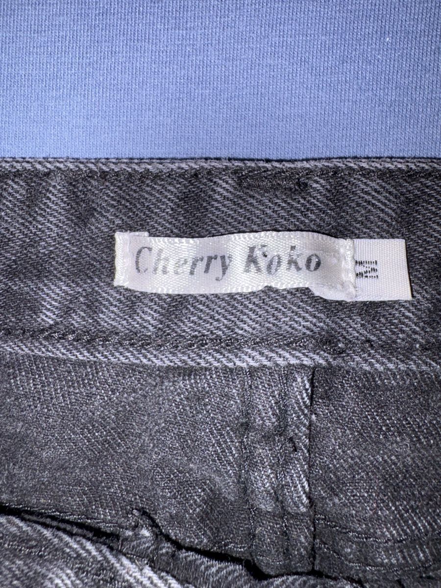 Gonne: Cherry Koko Jeansrock Damen Grau – Usato da Zürich venduto da fioredivita 1