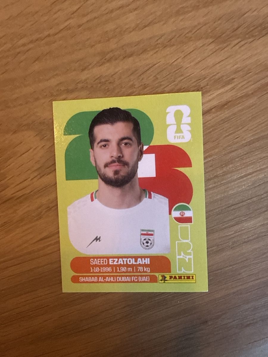 Panini FIFA WM 2026 Sticker IRN11: Saeed Ezatolahi! Top! (52 (Gebraucht ...