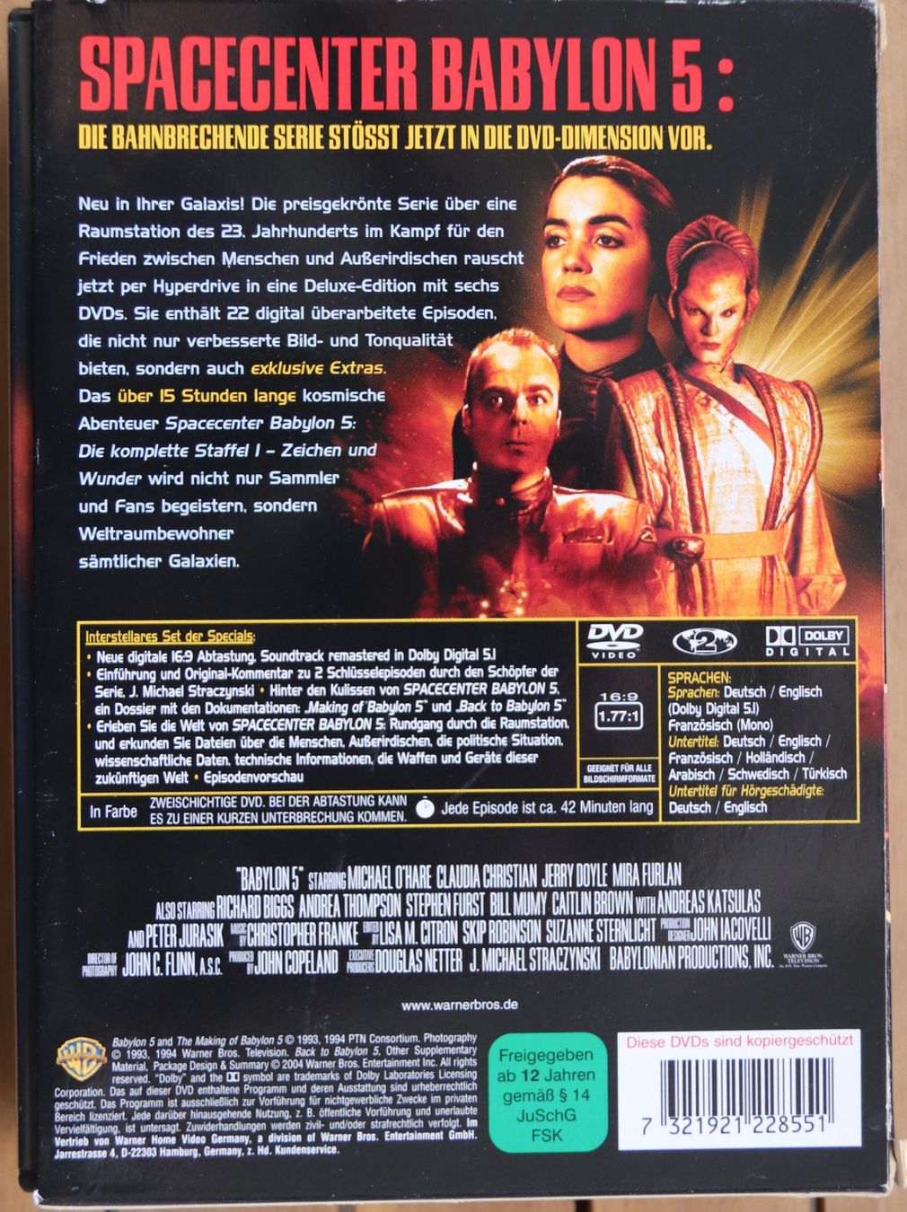 Alle DVDs: Spacecenter Babylon 5 Staffel 1 – Gebraucht aus Glattfelden von Sirax 1