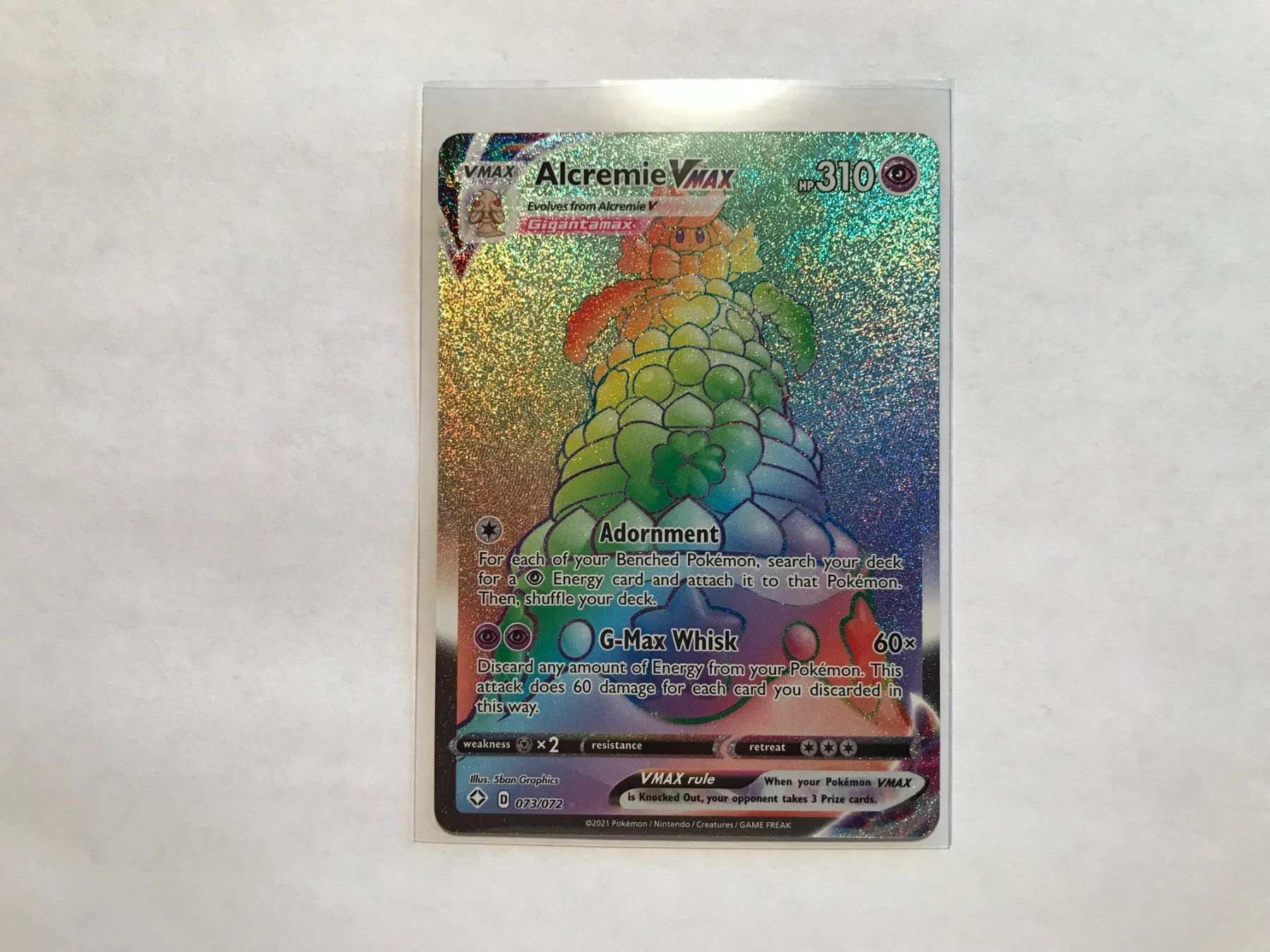 Pokémon Cartes à collectionner: Alcremie Vmax Rainbow EN – D'occasion à Hagendorn par Pokecollectorch