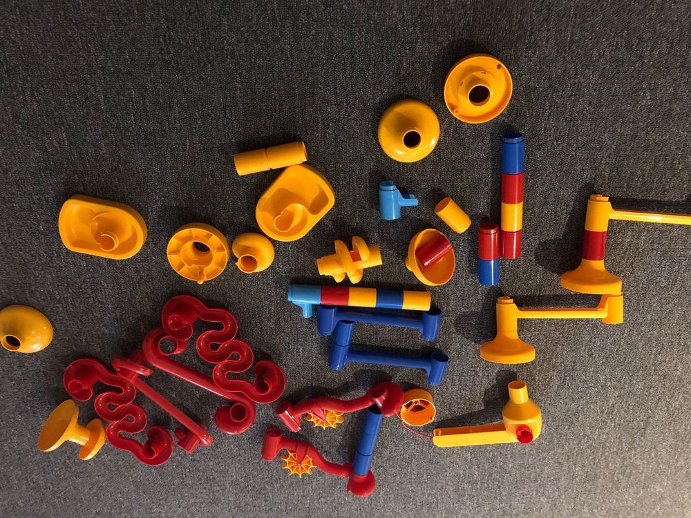  Kugelbahn / Murmelbahn LENA CASCADE, 50 Stücke, NEUWERTIG (Gebraucht Motiv 