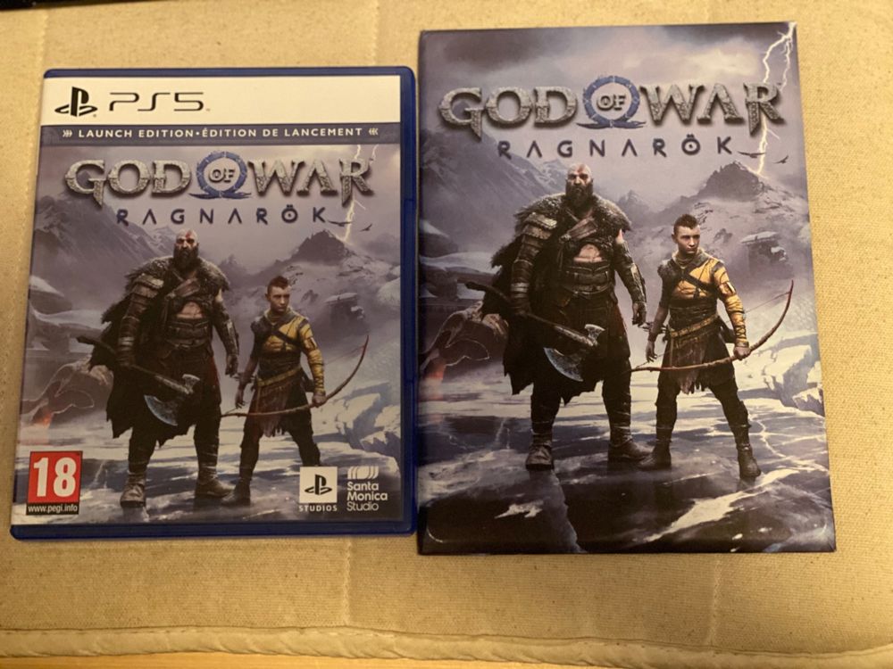 God of War Ragnarök PS5 Launch Edition mit Blechposter (Gebraucht) in ...