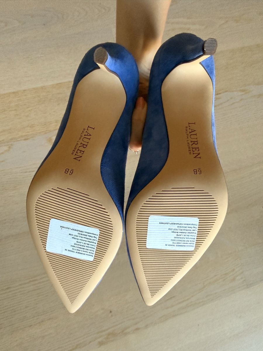 Pompe & Parti di ricambio: Ralph Lauren Wildleder Pumps – Nuovo e nell'imballaggio originale da Zürich venduto da szi_25tn 4