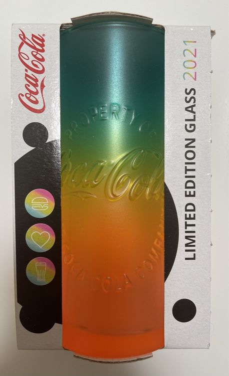 Coca Cola Rainbow Glas von Mc Donald‘s Limited Edition 2021 | Kaufen ...