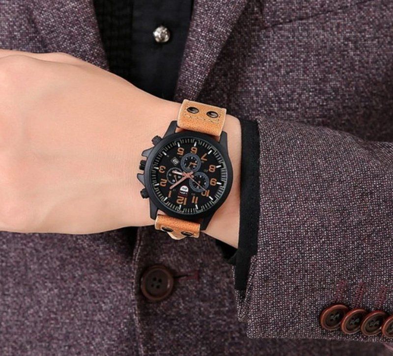 Orologi: Fancy Herren-Armbanduhr – Nuovo e nell'imballaggio originale da Untersiggenthal venduto da Zarkok 1
