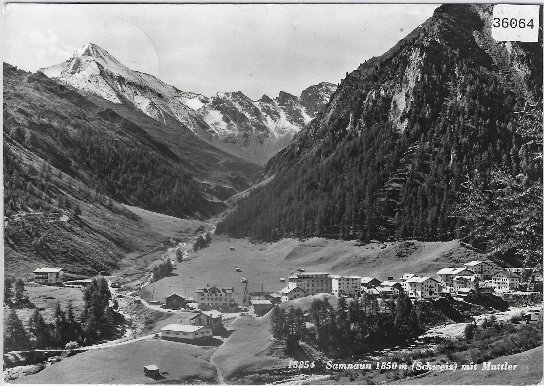 Cartoline postali: Samnaun mit Muttler – Usato da Ettingen venduto da Kartenplanet