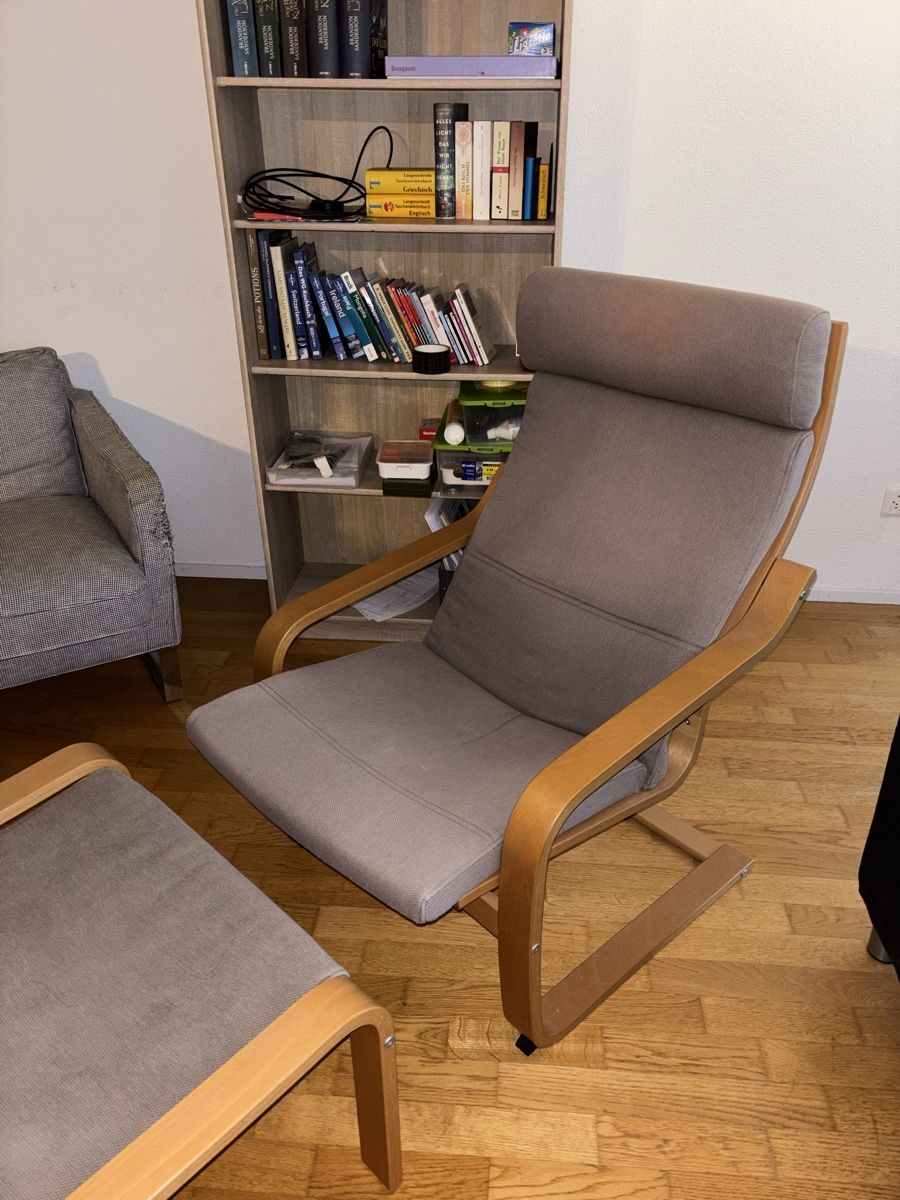 Ikea Poltrone: Poang (mit Hocker!) – Usato da liebefeld venduto da tor_nn2l 2