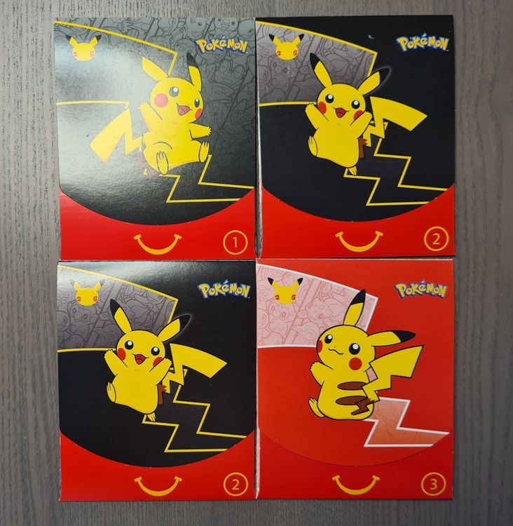 Pokémon 25th anniversary McDonalds Packs Kaufen auf Ricardo