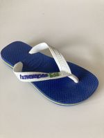 Blaue Havaianas Brasil Flip Flops, Grösse 27/28, Top!